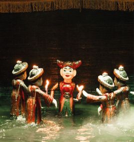 Discover of the secrets of the traditional art of water puppets