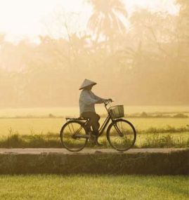 Bike ride in Hue’s countryside